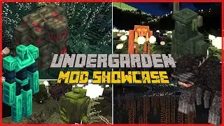 THE UNDERGARDEN MOD DIMENSION REVIEW (1.19.2) - [Minecraft Mod Showcase]