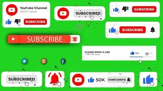 🥰Top 15 Best Subscribe Green Screen Video |New Subscribe Green Screen |Subscribe Button Green Screen