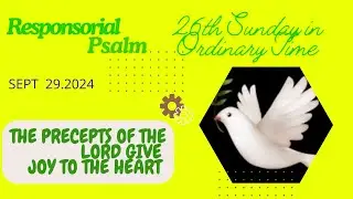 Sept 29 2024 #responsorialpsalm  “ The precepts of the LORD  give joy to the heart “  #ofw #acoustic