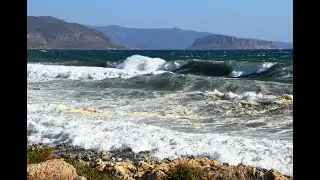 Rough Sea Near Monemvasia