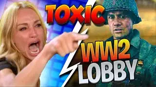 I Joined The Most TOXIC COD WW2 Lobby Ever 🤢 (COD WW2 2021)