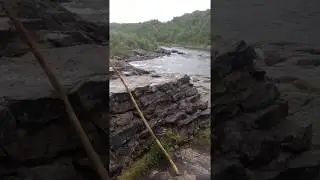 Водопад на реке Титовка в Мурманской области