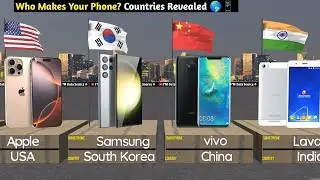 Smartphone brands from different countries 📱🌍