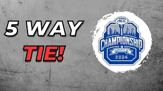 VIRGINIA TECH Could Win ACC Championship, What If a 5 WAY TIE - College Football