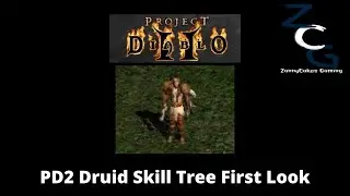 Project Diablo 2 Druid Skill Tree First Look