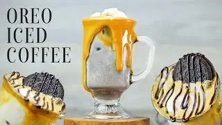 Oreo Iced Coffee At Home | Cold Coffee With Oreo Recipe
