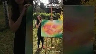 Nádech Jara #barvy #abstractart #artshorts #malování #painting #umeni #artist #art #czechart #obrazy