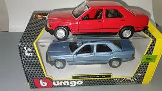 Diecast Bburago 1/24 Scale Mercedes 190E