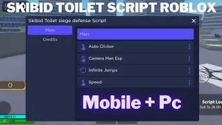 Roblox Skibid Toilet Siege Defense 🚽 Script | Fluxus Arceus X 3.0 Delta Hydrogen and Pc Executors