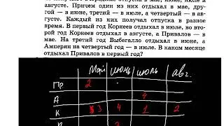 Табличный способ Ибатулин задача 5