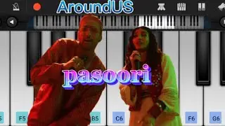 pasoori on mobile piano | easy