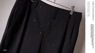 [COMME des GARÇONS HOMME PLUS] A brief explanation of 2-pleat pants