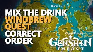 Genshin Impact WindBrew Mix the Drink