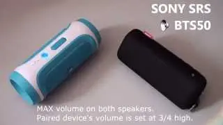 JBL Charge vs Sony SRS BTS50 Sound Test