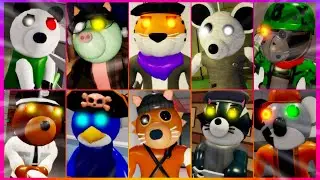 ALL NEW PIGGY BOOK 2 RECOLORS SKINS JUMPSCARES!?