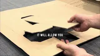 Creasing Tool for Cardboard Cutting and Folding