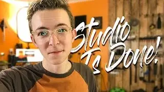 The Studio is Finally FINISHED! // VLOG 46