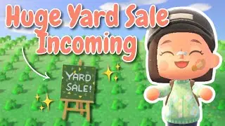 The BIGGEST Nookazon Yard Sale I Ever Hosted | Animal Crossing New Horizons | ACNH Trading