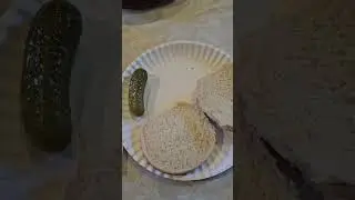 Hungry? Turkey Burgers and Tator Tots with a Pickle!! #shorts #food #hungry #eating