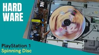 PlayStation 1 spinning CD in 4K