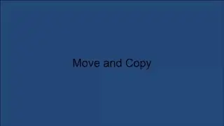 18   Move and copy command