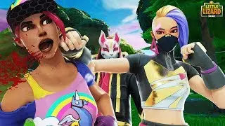 BEACH BOMBER and CATALYST FIGHT over DRIFT!!! - Fortnite Season X
