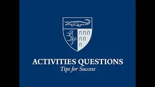 Tips for Success: Activities Questions