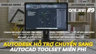 Autodesk supports moving to AutoCAD Toolset for free,CNC Machining with InventorCAM | OneCAD News #9