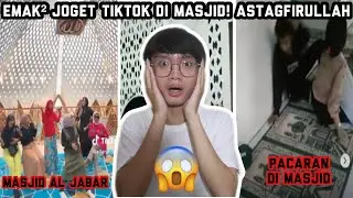 VIRAL!! EMAK EMAK JOGET TIKTOK DI MASJID AL JABAR DAN PACARAN DI DALEM MASJID