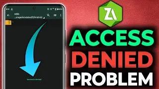 ZArchiver access denied problem, access denied problem obb file not showing, access denied error