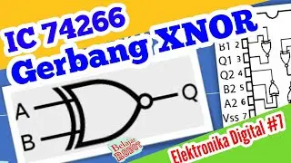 Apa Itu Gerbang Logika XNOR - IC 74266 - Elektronika Dasar