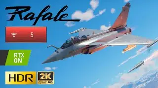 Rafale Ace Gameplay HDR Ultra graphics Ray Tracing 60fps 2K War Thunder