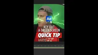 How to Key Out a Green Screen Under 60 Seconds!