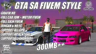 GTA SA FIVEM STYLE LITE VERSION 300MB NEW ‼️GTA V STYLE