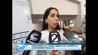 FINALMENTE, NO HABRÁ DEBATE DE CANDIDATOS A INTENDENTE DE SALTA