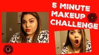 5 MINUTE MAKEUP CHALLENGE| FAIL| IVETH SANDOVAL