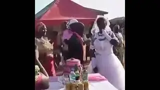 DISGRACE; angry bride refuse to kiss groom