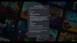 My Roblox Got Hack and Got Me Banned