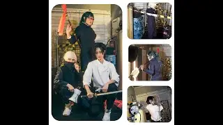 JUJUTSU KAISEN | Yuta Maki Inumaki factory theme photoshoot cosplay