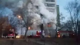 Пожар в Челябинске на ул. 3 Интернационала 59