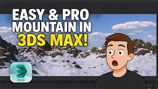 Easy Mountain Modeling in 3ds Max | Beginner Tutorial