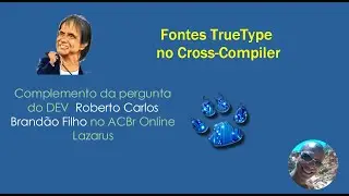 Fontes TrueType no Cross-Compiler