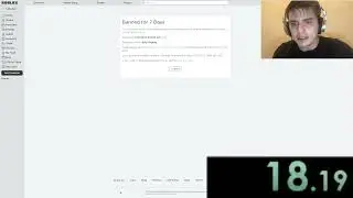 Getting Unbanned From Roblox Speedrun.