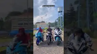 viral JJ emak gila , akang MV , Bobby stuntrider 