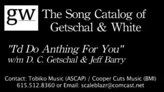 I'd Do Anything For You lyric video (gtr/vox demo)