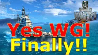 World of Warships- YES WG!! Its About Time! (Fixed Video Audio)
