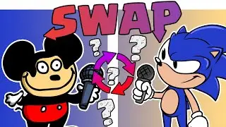 FNF SWAP MOKEY + SONIC   Friday Night Funkin