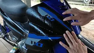 cara pasang stiker motor sendiri anti gagal