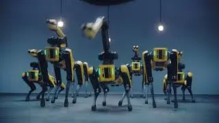 Boston Dynamics Robots dancing to Kanye West & Lil Pump