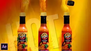 Hot Sauce Commercial Product Video using after effects | Chicken Wings Business | Edit Breakdown